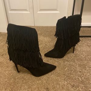 Sam Edelman Fringe Booties